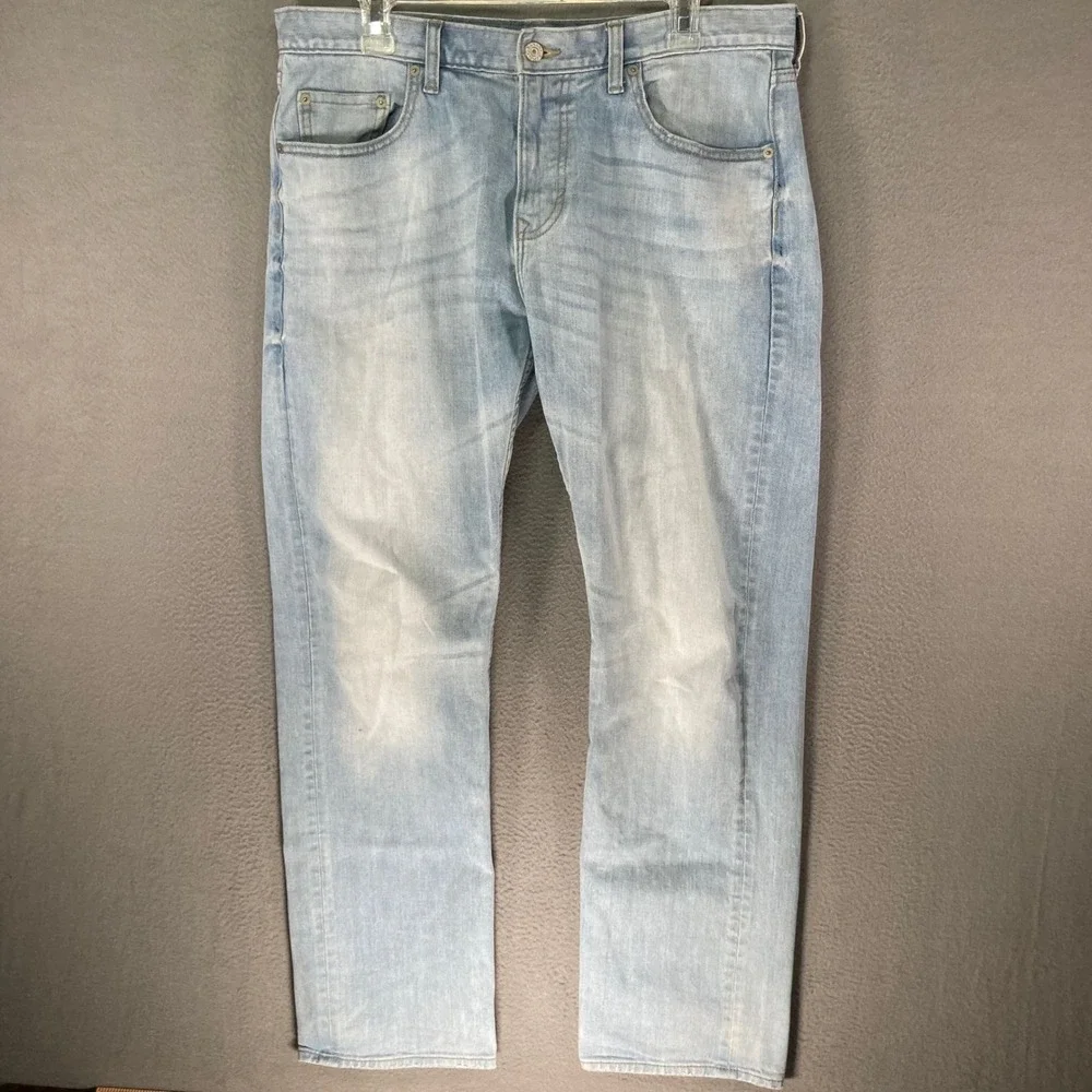 Banana Republic Slim Fit Light Wash Denim Jeans Men Size 34x32‎